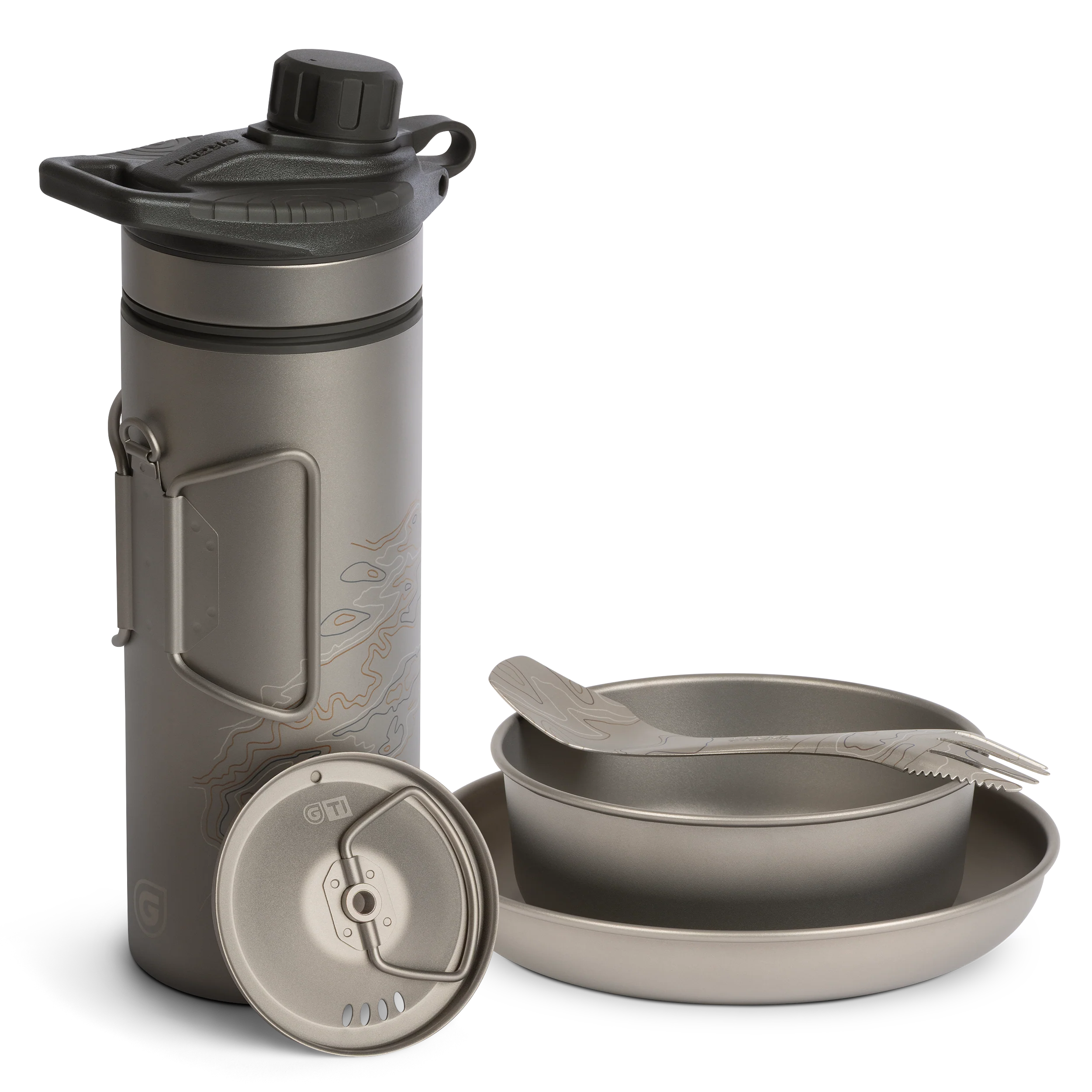 GeoPress® Ti Purifier & Dining Set Bundle